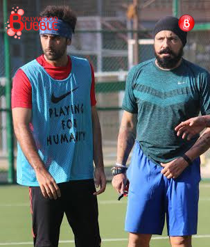 Ranbir Kapoor, Arjun Kapoor and other celebs playing football