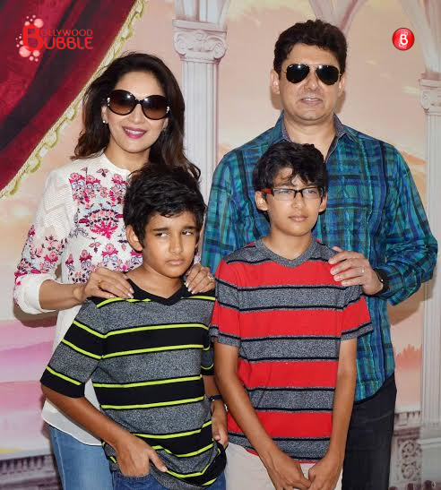 Madhuri Dixit, Shilpa Shetty and family at musical event