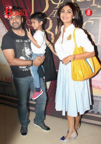 Madhuri Dixit, Shilpa Shetty and family at musical event