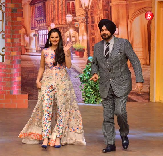 Farah Khan, Sania Mirza on the sets of ‘The Kapil Sharma Show’