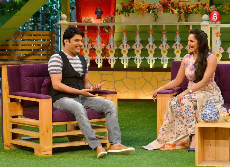 Farah Khan, Sania Mirza on the sets of ‘The Kapil Sharma Show’