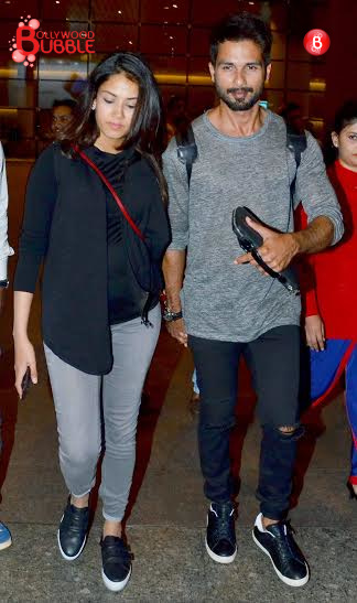 Shahid Kapoor's wife Mira Rajput spotted with a Baby Bump