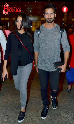 Shahid Kapoor's wife Mira Rajput spotted with a Baby Bump