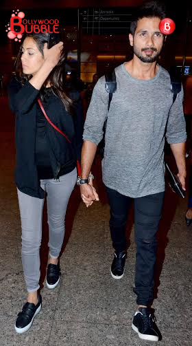 Shahid Kapoor's wife Mira Rajput spotted with a Baby Bump