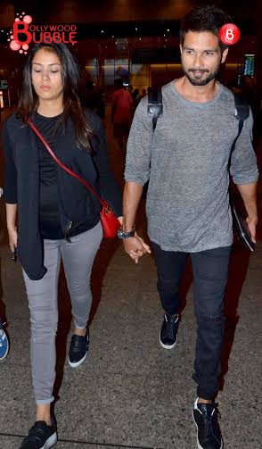 Shahid Kapoor's wife Mira Rajput spotted with a Baby Bump