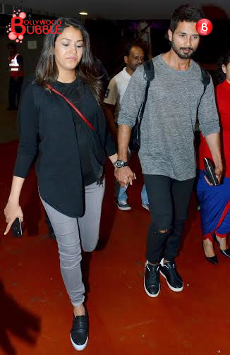 Shahid Kapoor's wife Mira Rajput spotted with a Baby Bump