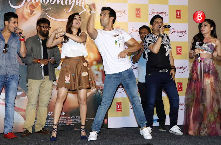 Pulkit Samrat and Yami Gautam at song launch event of 'Junooniyat'