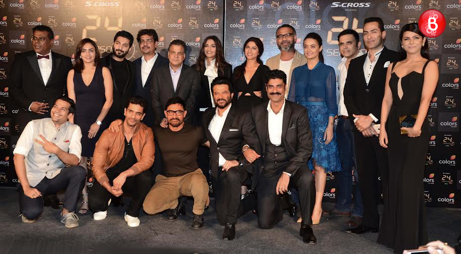 Anil Kapoor, Aamir Khan, Sonam Kapoor and '24' team