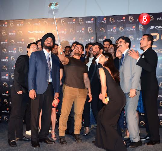 Anil Kapoor, Aamir Khan, Sonam Kapoor and '24' team