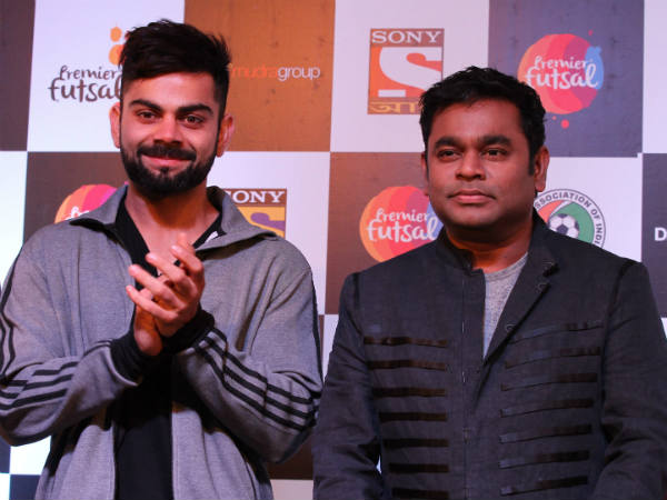 A R Rahman and Virat Kohli