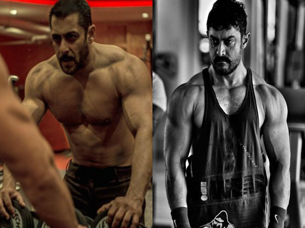 Is Aamir Khan desperately trying to outdo Salman Khan's look in 'Sultan'?