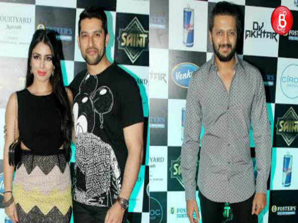 Aftab Shivdasani's bash for close friends