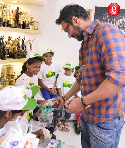Ajay Devgn celebrates Father's Day with Smile Foundation kids