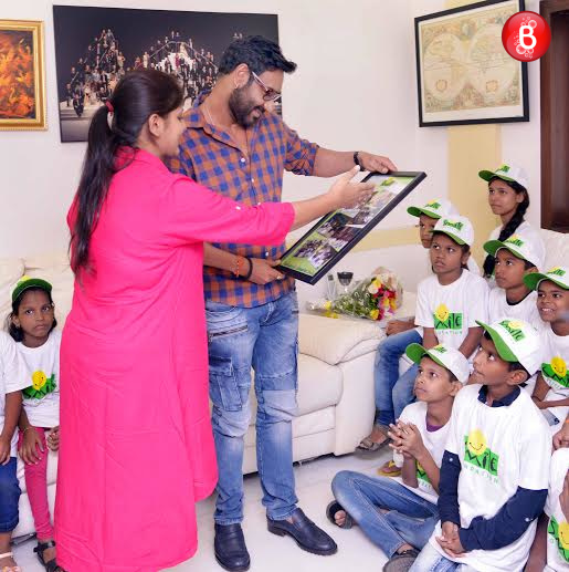 Ajay Devgn celebrates Father's Day with Smile Foundation kids