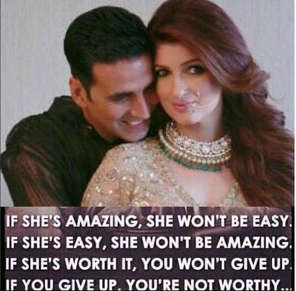 Akshay Kumar and Twinkle Khanna