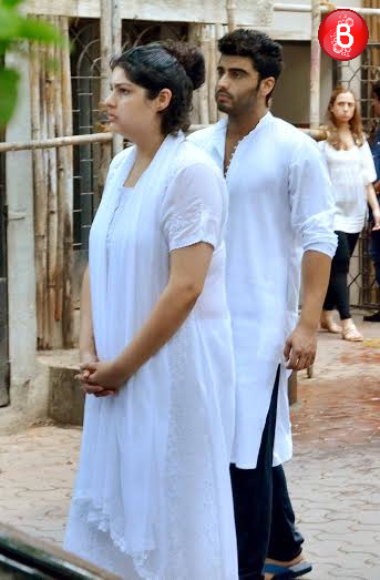 Arjun Kapoor with sis Anshula Kapoor