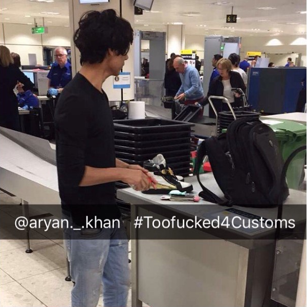 Aryan Khan and Navya Naveli Nanda on a holiday