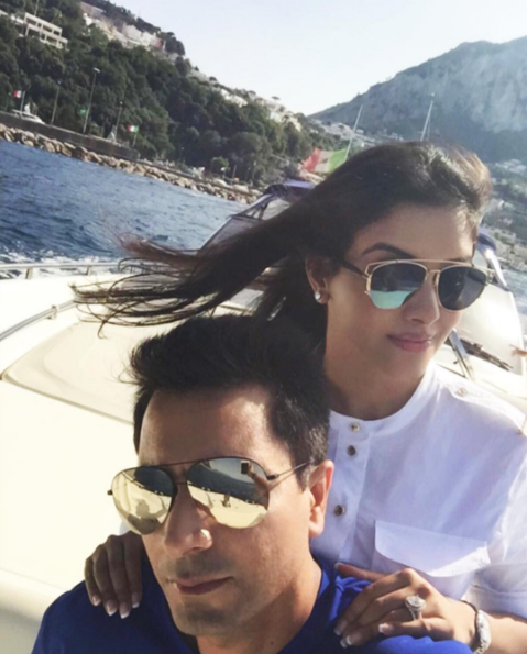 Asin and Rahul Sharma