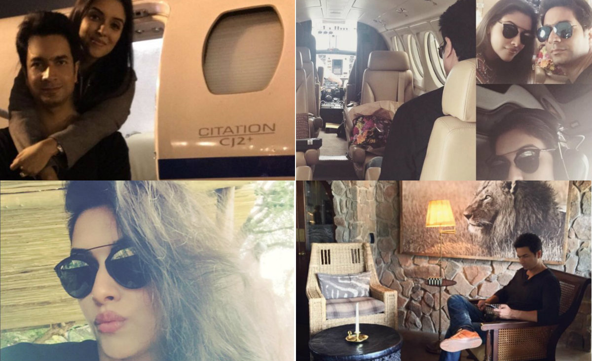 Asin and Rahul Sharma