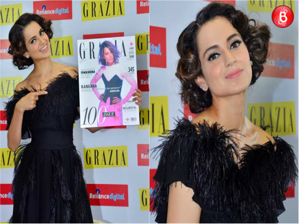 Kangana Ranaut launches Grazia magazine's 100th issue