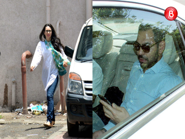 SPOTTED: Karisma Kapoor and Sunjay Kapur outside the Mumbai family court