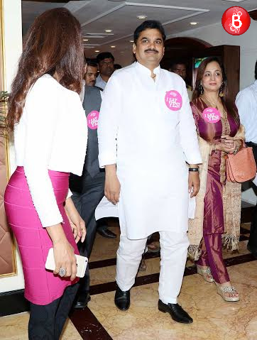 Maharashtra Tourism Minister Ram Shinde with Smita Thackeray