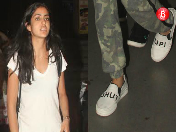 Navya Naveli Nanda snapped at airport