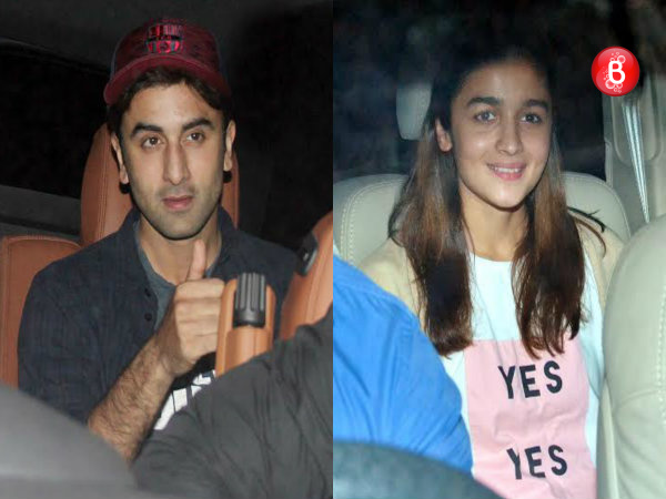 Ranbir Kapoor and other celebs at 'Sairat' screening