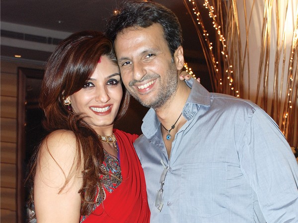 Raveena Tandon and Anil Thadani