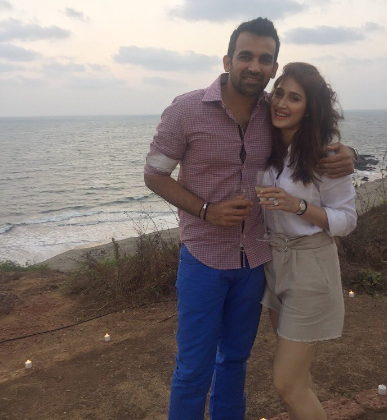 Sagarika Ghatge and Zaheer Khan