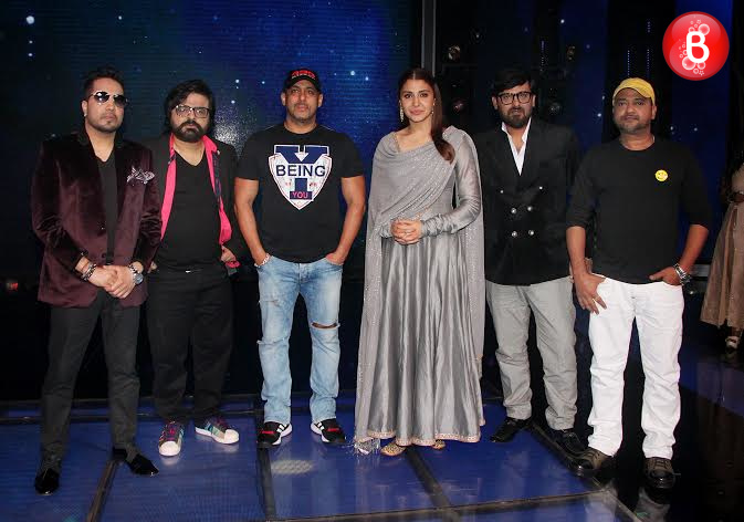 'Sultan' cast on the sets of 'Sa Re Ga Ma Pa'