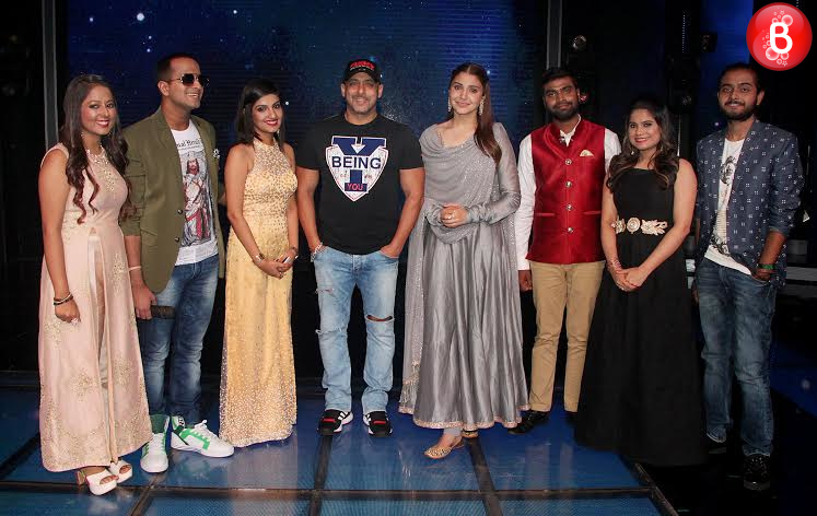 'Sultan' cast on the sets of 'Sa Re Ga Ma Pa'