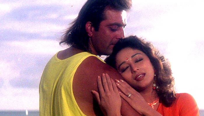 Sanjay Dutt and Madhuri Dixit