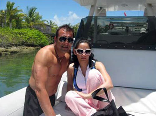 Sanjay Dutt and Maanayata