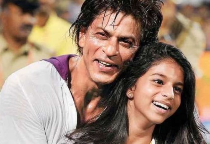 Shah Rukh Khan and Suhana Khan