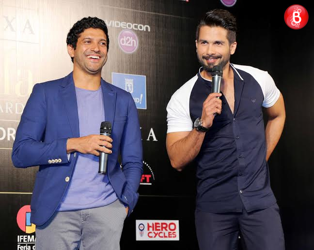 Shahid Kapoor and Farhan Akhtar