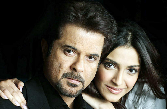 Sonam Kapoor and Anil Kapoor