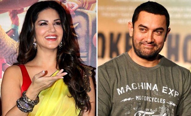 Sunny Leone Aamir Khan