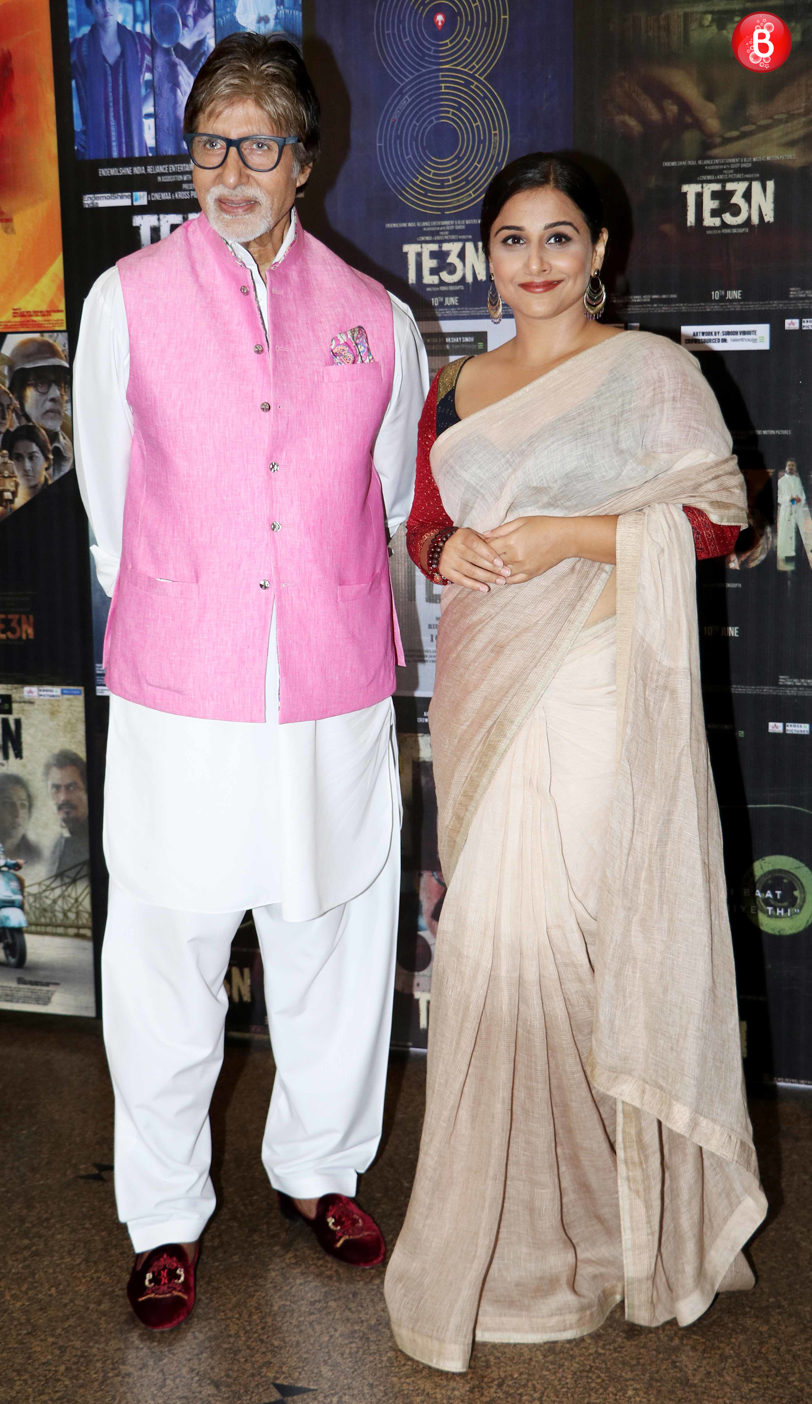 Ribhu Dasgupta, Amitabh Bachchan and Vidya Balan