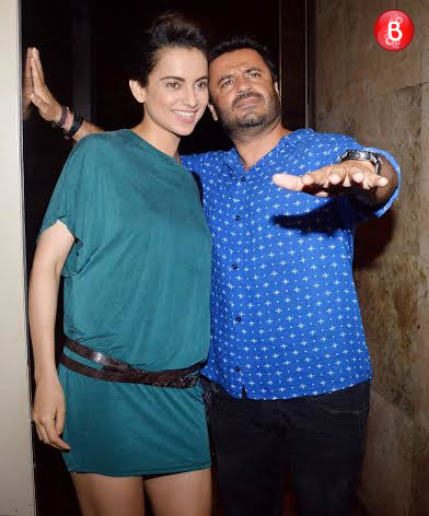 Vikas Bahl and Kangana Ranaut