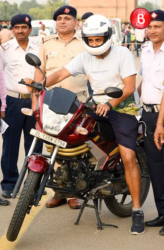 Arjun Kapoor attends the Road Safety Awareness Campaign
