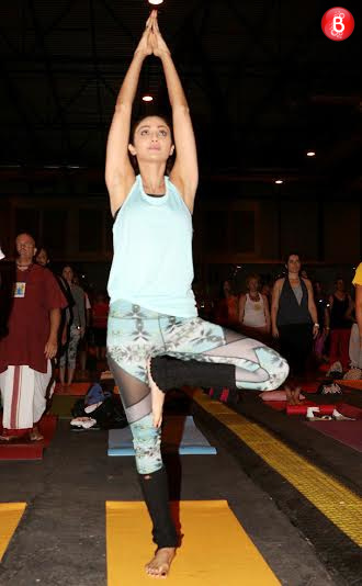 Shilpa Shetty doing yoga