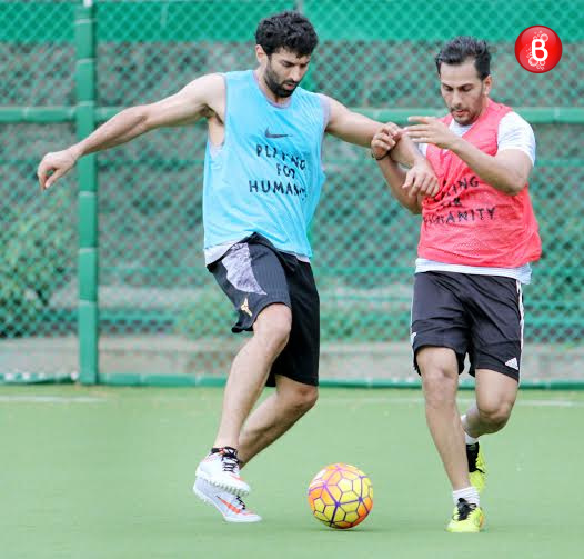 Ranbir Kapoor, Aditya Roy Kapur and other celebs practice football