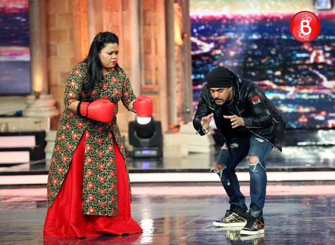 Salman Khan and Anushka Sharma at promotions of 'Sultan'