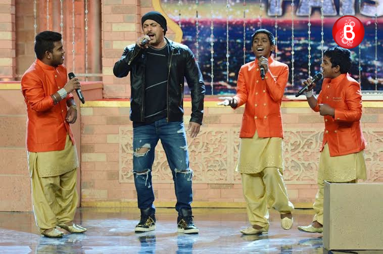 Salman Khan and Anushka Sharma at promotions of 'Sultan'