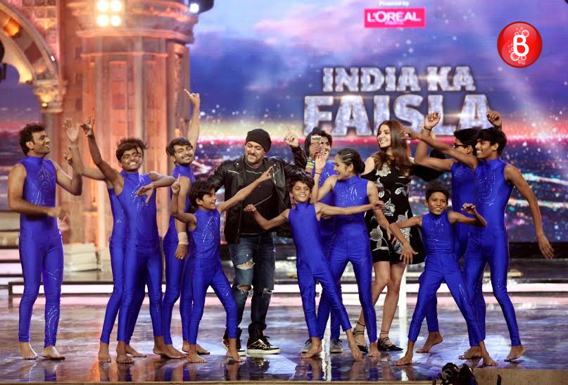 Salman Khan and Anushka Sharma at promotions of 'Sultan'