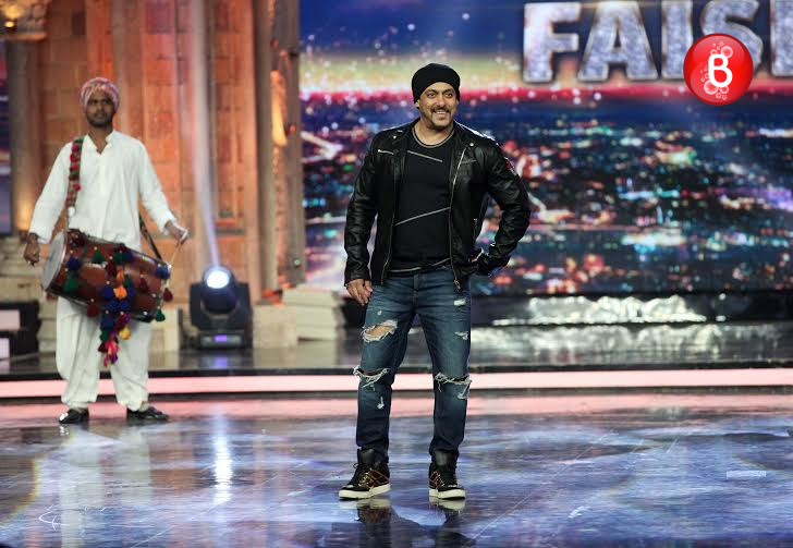 Salman Khan and Anushka Sharma at promotions of 'Sultan'