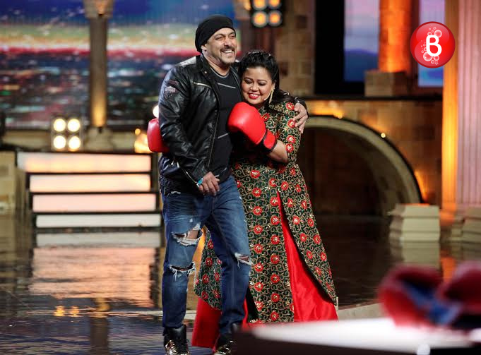 Salman Khan and Anushka Sharma at promotions of 'Sultan'