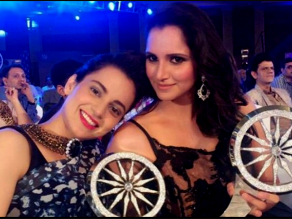 Kangana Ranaut and Sania Mirza