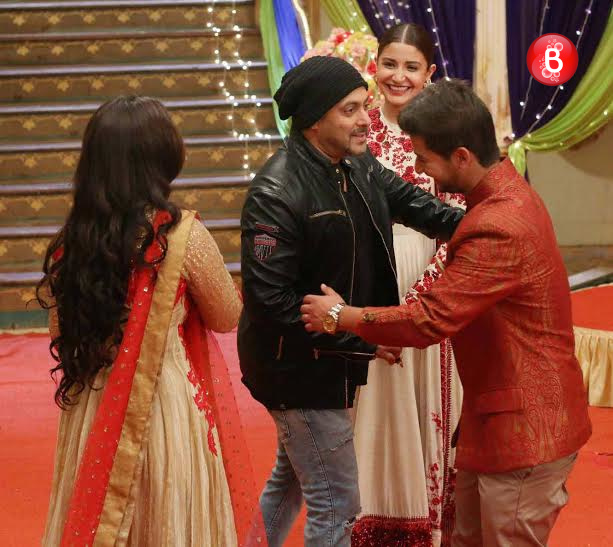 Salman Khan and Anushka Sharma at promotions of 'Sultan'